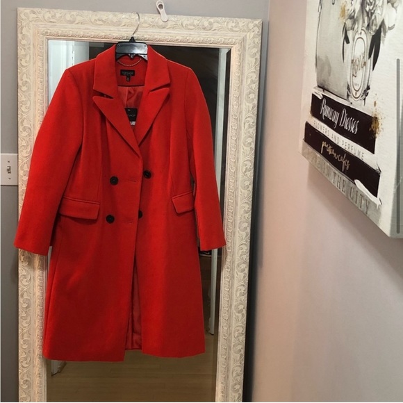 Topshop Editor’s Edition Double Breasted Coat - Picture 8 of 8